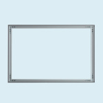 Cadre d'aluminium - vue du cadre entier - format paysage