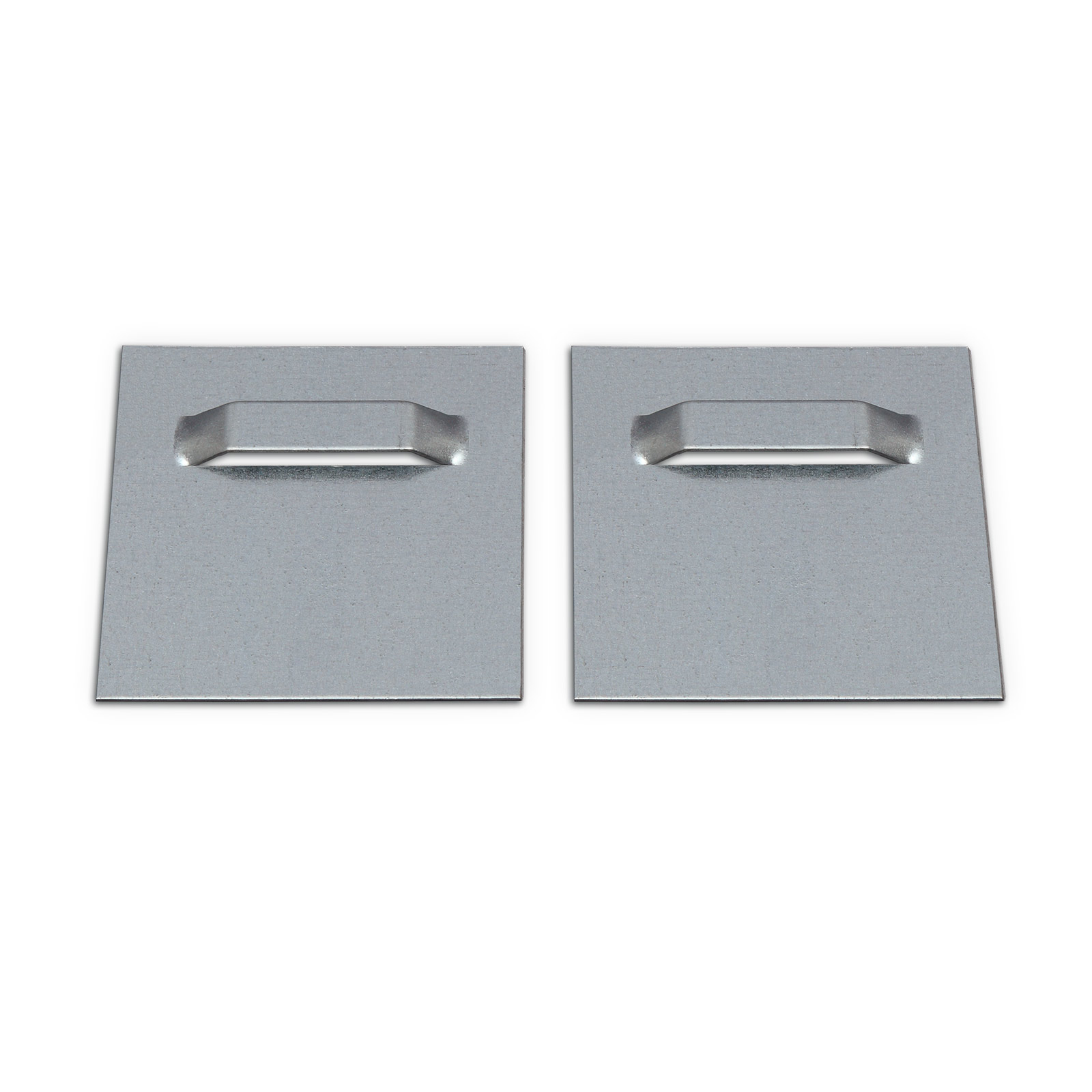 Fixations autocollantes pour enseignes / plaques - 70 x 70 mm, plaques de fixation adhésives par 2