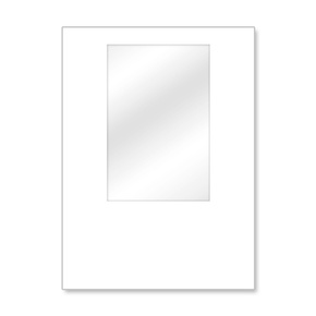 Cloison blanche avec fenêtre pour tente Hexagon - largeur 1,5 m