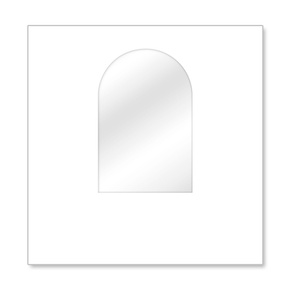 Cloison blanche avec fenêtre arquée pour tente Hexagon - largeur 2 m