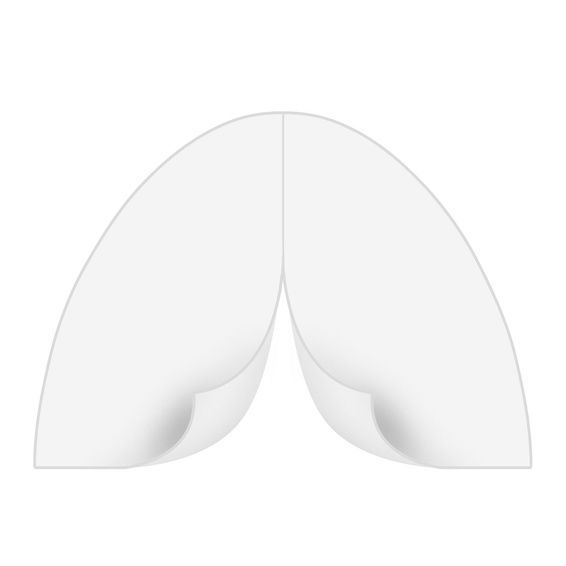 Cloison de tente gonflable Air - blanche, non imprimée, entrée par zip