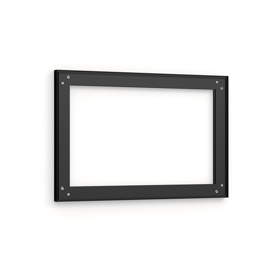 Cadre aluminium vu de l'intérieur