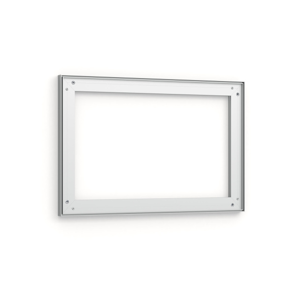 Cadre aluminium vu de l'intérieur