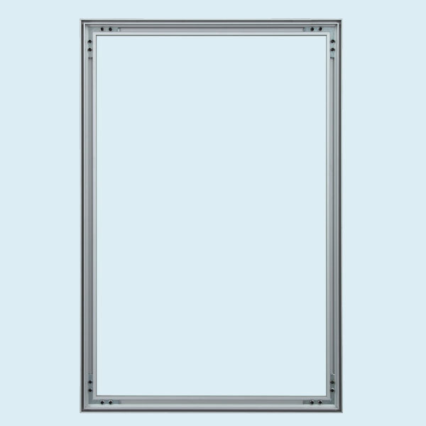 Cadre d'aluminium - vue du cadre entier - format portrait