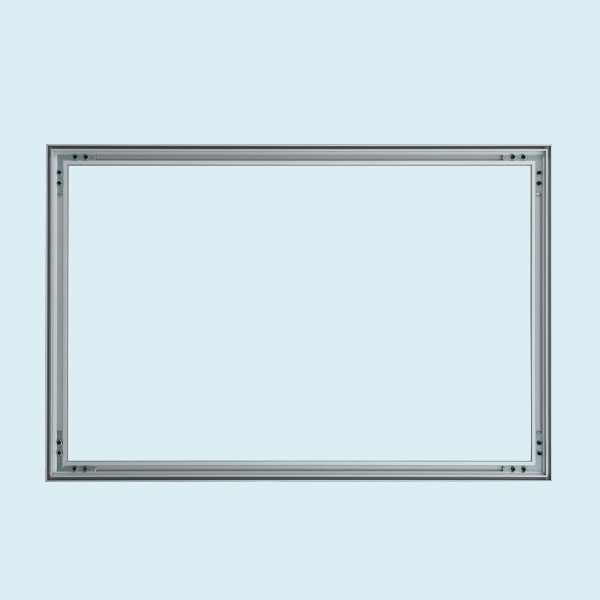 Cadre d'aluminium - vue du cadre entier - format paysage