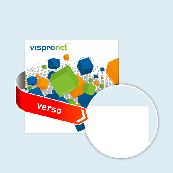 Verre acrylique : verso avec blanc de soutien (pour impression de photos)