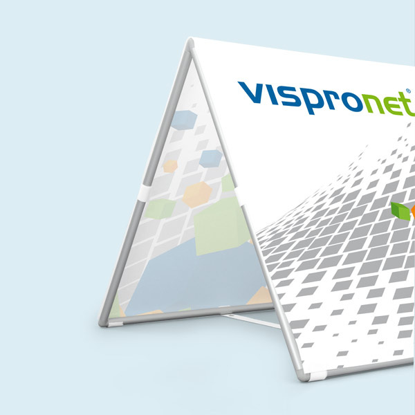 Werbebande, Ausführung Seiten offen