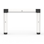 Portique gonflable - 450 x 320 cm (L x H), banderoles échangeables