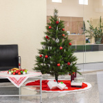 Tapis de sapin de Noël – décoration d´ambiance pour locaux commerciaux