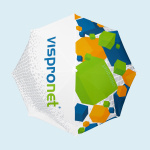 Parasol rond, toile de toit à 2 pans