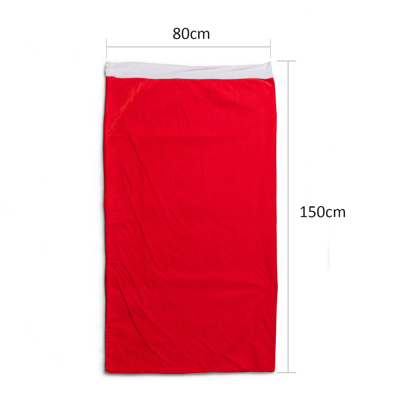 Sac de Noël au format XXL : 80 x 150 cm