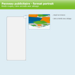 Plaque au format portrait, pourtour coupé, lissé, trous aux coins arrondis