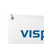 X-Bannière Select, pièce imprimée : coin pourvu d’œillet ø 10 mm