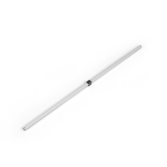 Barre de toit X repliée