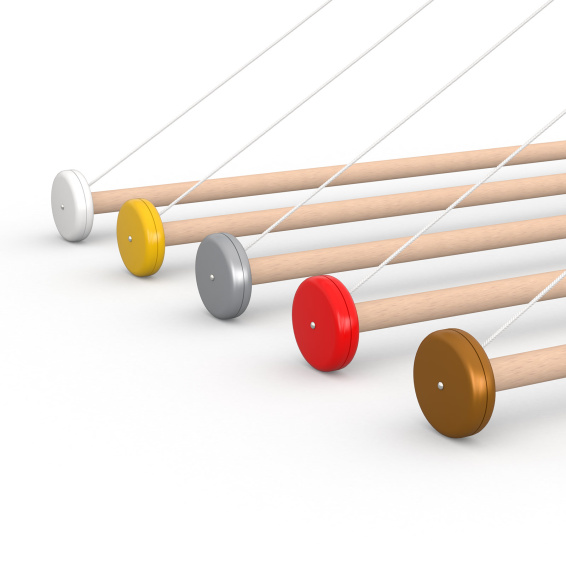 Choix de couleurs pour suspension de bannière avec embouts en forme de rondelle