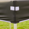 Détails de la toile de tente - Extérieur : bande Velcro pour la fixation de la toile de tente