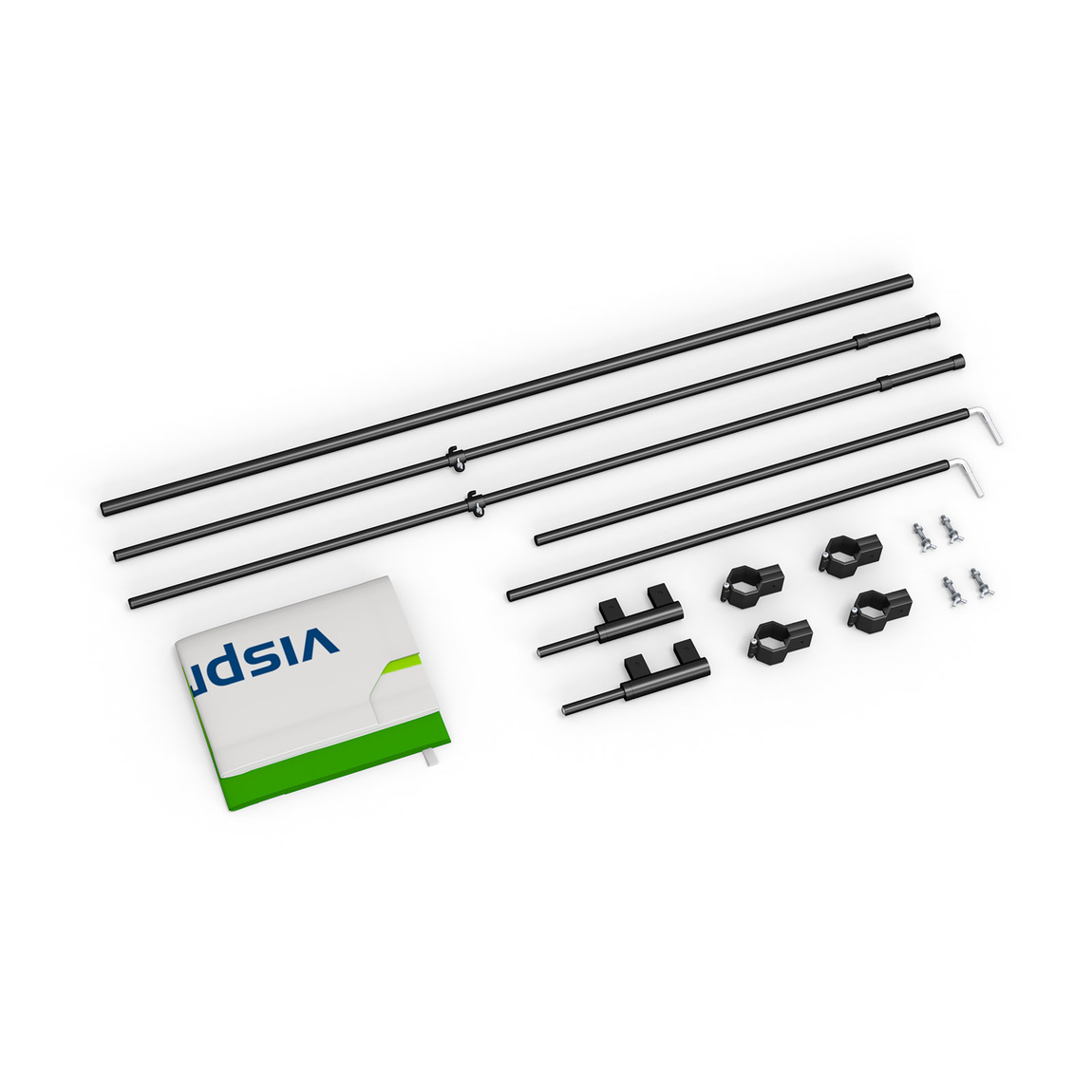 Bannières publicitaires pour tentes pliantes Premium 3 x 3 m – contenu de la livraison