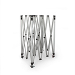 Système de treillis pliable et stable en aluminium : montage en quelques secondes