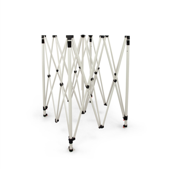 Système de treillis pliable et stable en acier : montage en quelques secondes