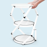 Comptoir de vitrine, montage ultra-rapide grâce à la technique de spirale intégrée