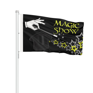 Hissfahne, quer, 120 x 80 cm - MagicShow