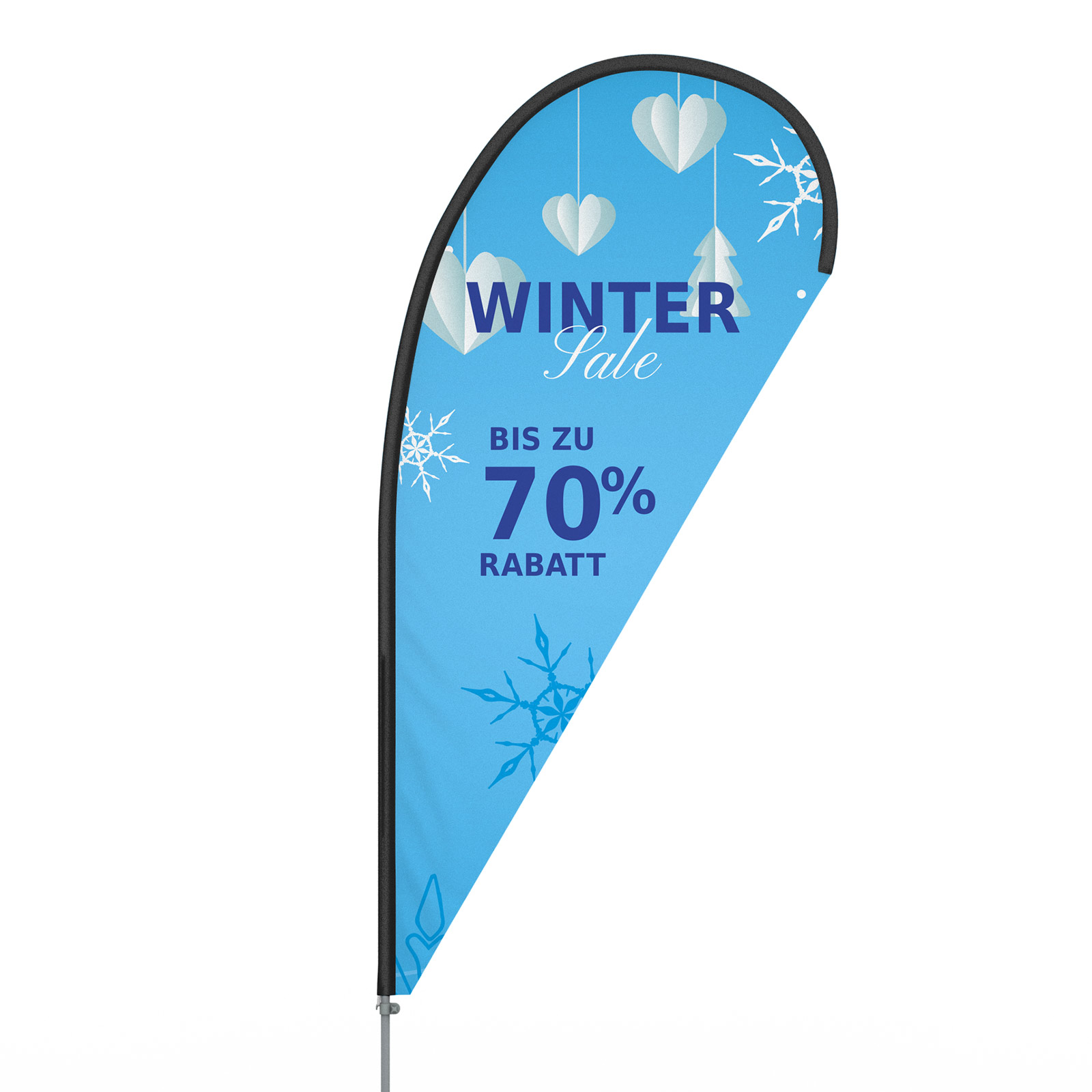 Bowflag Tropfen avec motif WSV