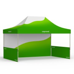 Tente pliante Basic 3x4,5 m, jusqu’à 4 parois de tente