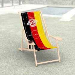 Commandez une chaise longue avec porte-gobelet