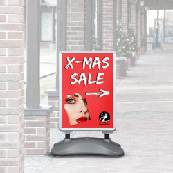 Stop-trottoir promotion de Noël