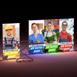 Système d’exposition Lightbox fold