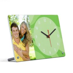 Horloge de table avec photo personnelle