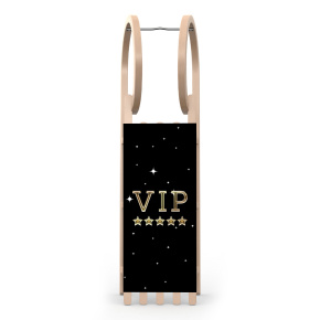 Luge escargot haute, motif VIP