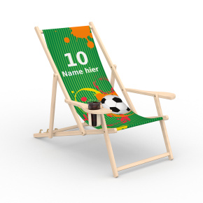 Chaise longue sans accoudoirs, motif Football