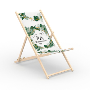 Chaise longue sans accoudoirs, motif Mr.