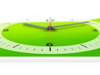 Horloge photo en PVC expansé avec surface satinée