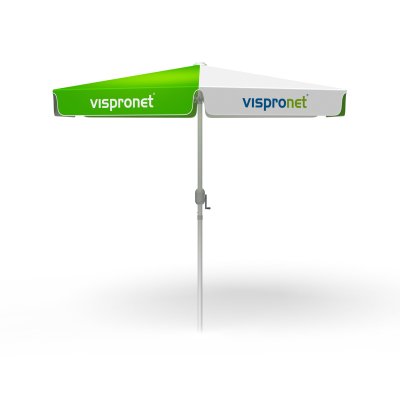 Petit parasol rond à manivelle, imprimé