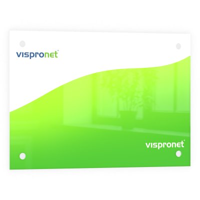 Panneau acrylique format paysage avec motif personnalisé