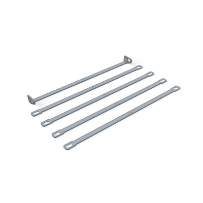 Lot d'attaches de drapeaux, Ø 75 mm