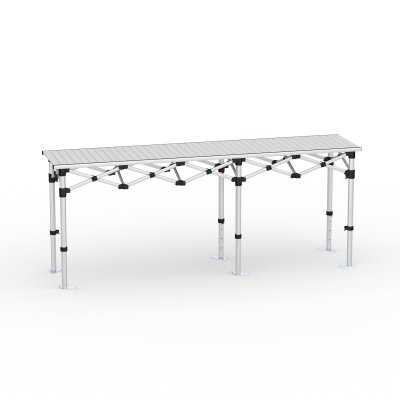 Table pliante en aluminium