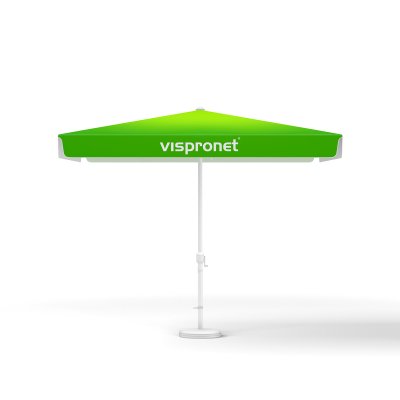 Parasol carré à manivelle