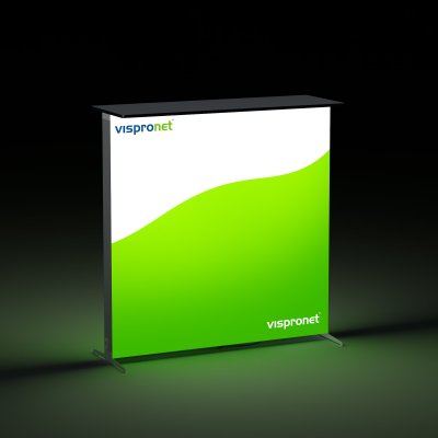 Comptoir lumineux Lightbox Click, à montage rapide