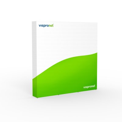 Mur pop-up avec fixation scratch et impression