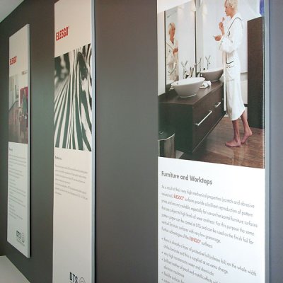 Cadres muraux Q-Frame® au musée