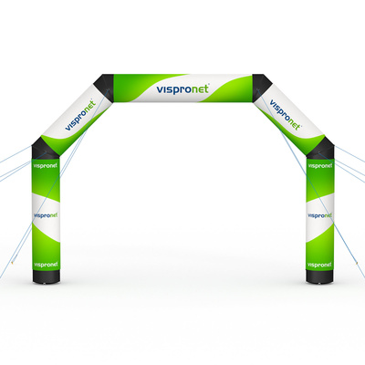 Arche événementielle gonflable Basic, largeur : 6,50 m avec bannières interchangeables