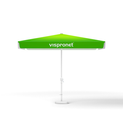 Parasol carré à manivelle