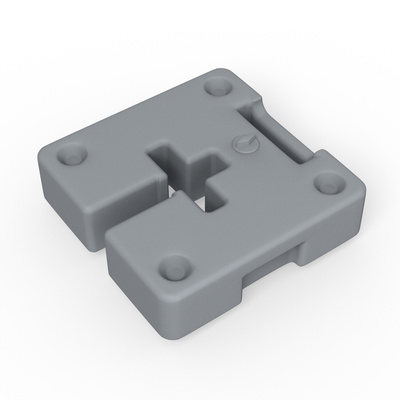 Lest plastique, remplissable à l