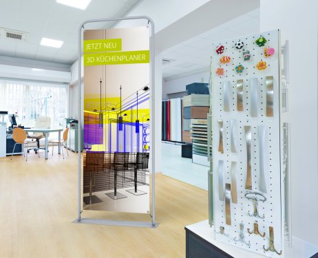 Acheter un tube display avec bannière à prix avantageux