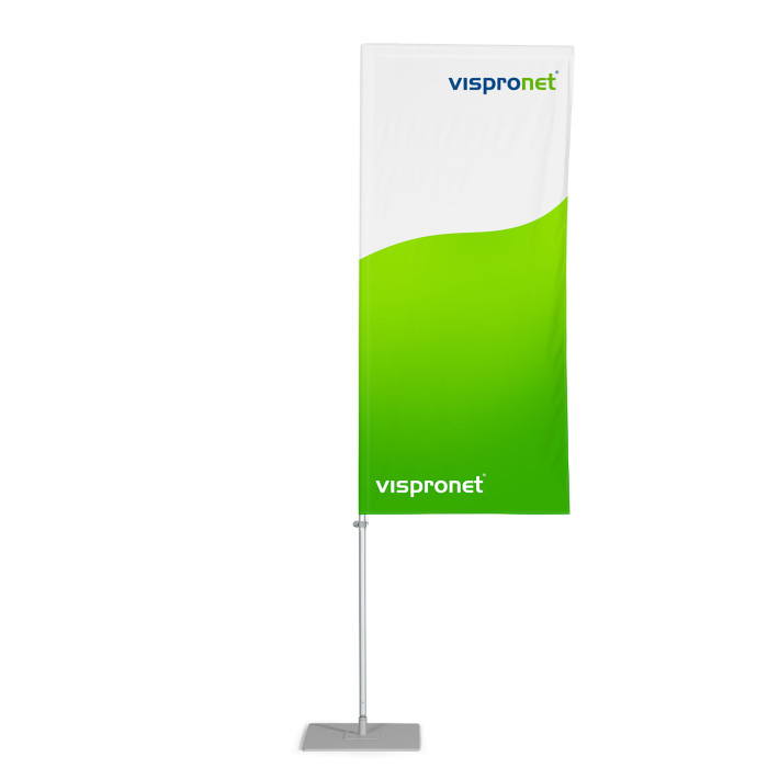 Drapeau avec hampe Economy