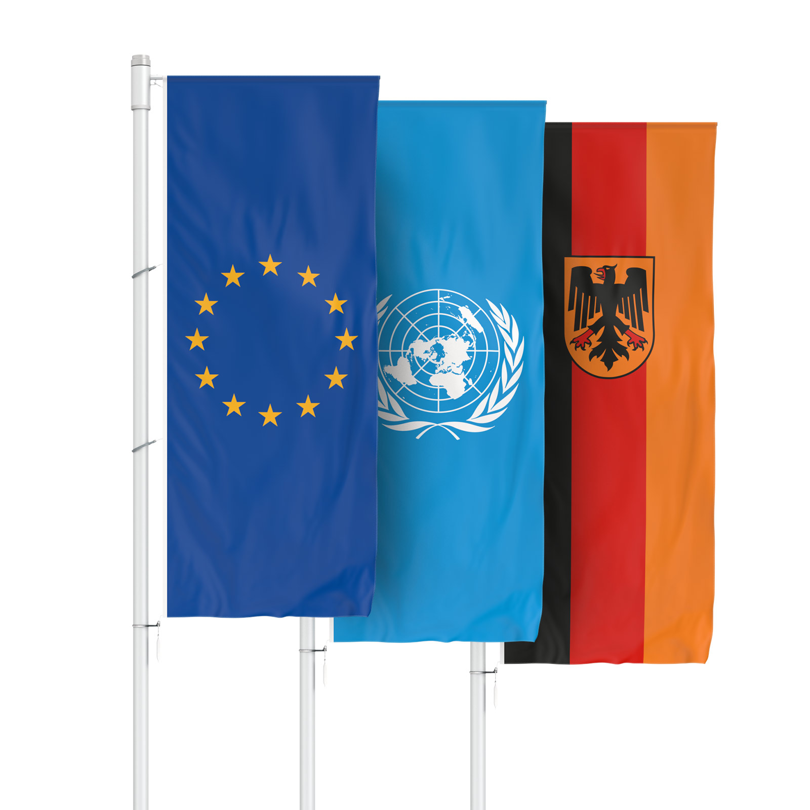 Drapeau spéciaux - format portrait pour potence