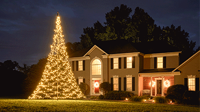 Sapin de Noël Fairybell avec effet scintillant